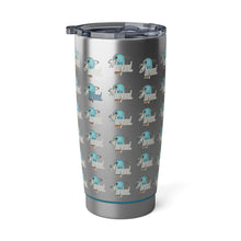 Load image into Gallery viewer, Where's Astro Silver 20oz Travel Tumbler