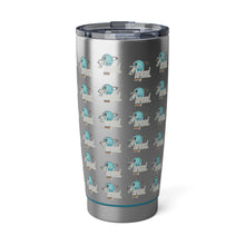 Load image into Gallery viewer, Where's Astro Silver 20oz Travel Tumbler
